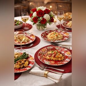 8 Marybelle dinner plates
by GIBSON DESIGNS